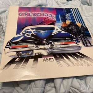Girlschool Hit and Run Vinyl Record